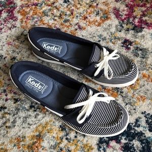 Keds Ortholite navy & white shoes, Ortholite, 6.5